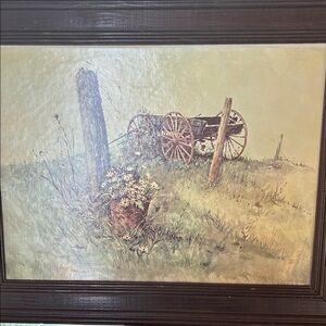 Rustic Landscape Framed Art Print